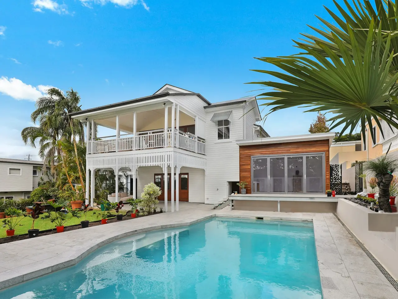 Modern residential home in a suburban neighbourhood